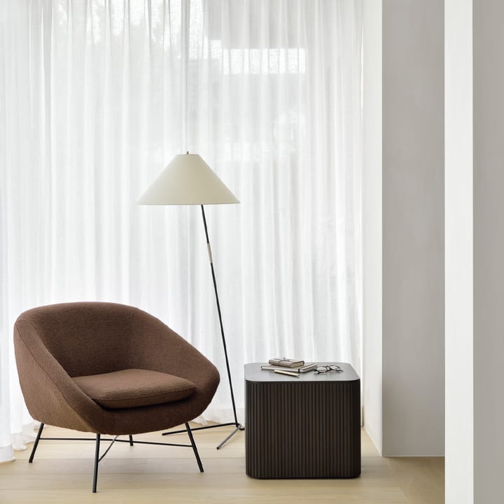 Roller Max sidebord, Mahogny dark brown round Ethnicraft