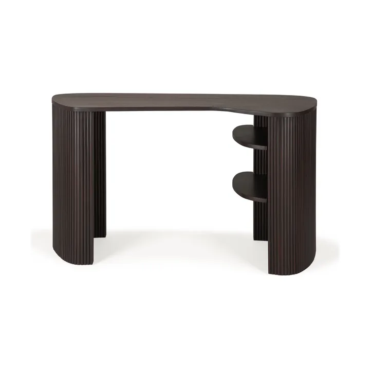 Roller Max skrivebord - Dark brown mahogny - Ethnicraft