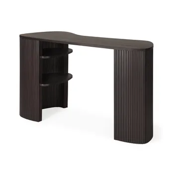 Roller Max skrivebord - Dark brown mahogny - Ethnicraft