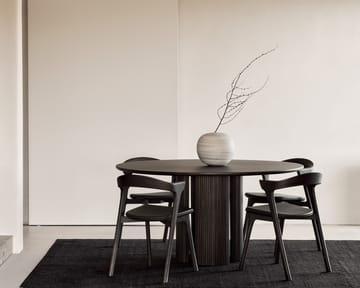 Roller Max spisebord Ø150 cm - Mørkebrunt bejdset mahogni - Ethnicraft
