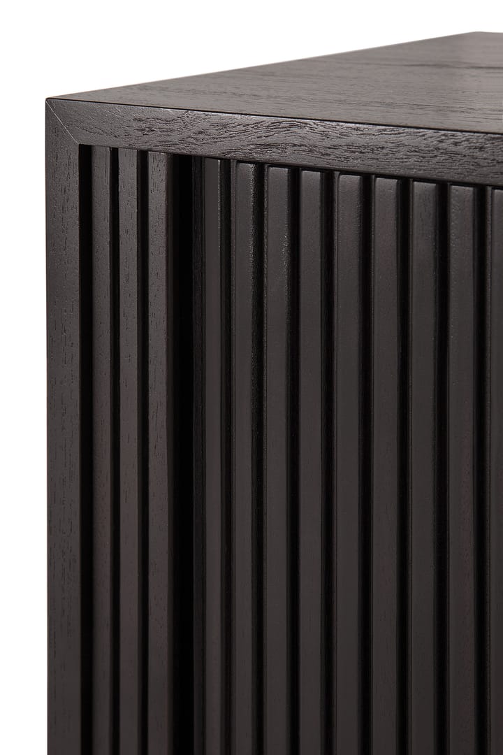Roller Max TV-bord, Lakeret teak-sort-2 låger Ethnicraft