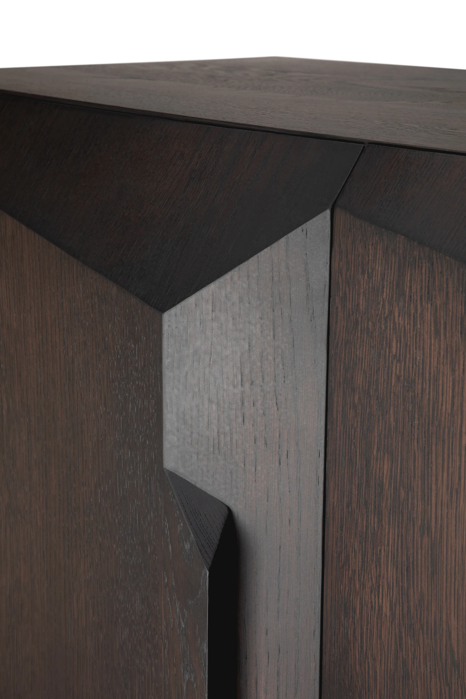 Stairs skab, Brunlakeret eg-2 døre, 100x150 cm Ethnicraft