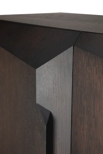 Stairs skab - Brunlakeret eg-2 døre, 100x150 cm - Ethnicraft