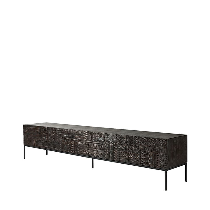 Tabwa TV-bord, Sort teak 51x240 cm Ethnicraft