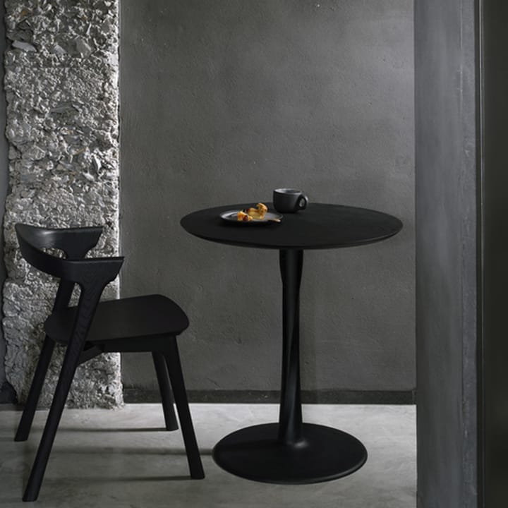 Torsion spisebord rundt hvidpigmenteret hårdvoksolie - Ø90 cm - Ethnicraft