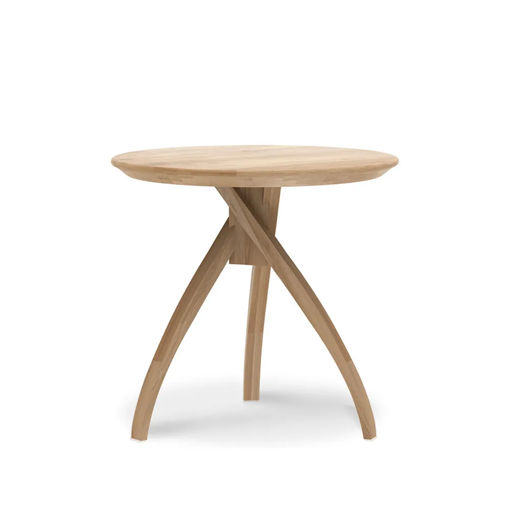 Twist sidebord, Oak/Wax oil large Ø51 cm Ethnicraft