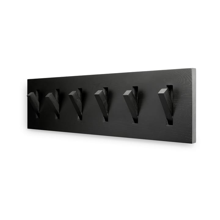 Utilitile wall hanger knagerække - Lakeret eg-black-large - Ethnicraft