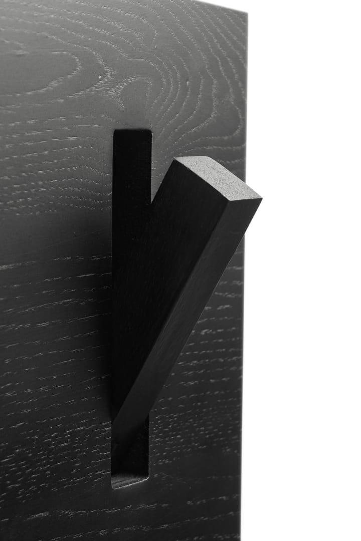 Utilitile wall hanger knagerække, Lakeret eg-black-large Ethnicraft