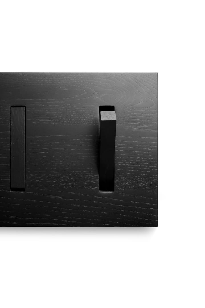 Utilitile wall hanger knagerække, Lakeret eg-black-large Ethnicraft