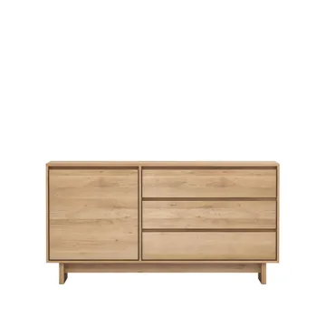 Wave sidebord - Voks olieret eg 1 låge 3 skuffer - Ethnicraft