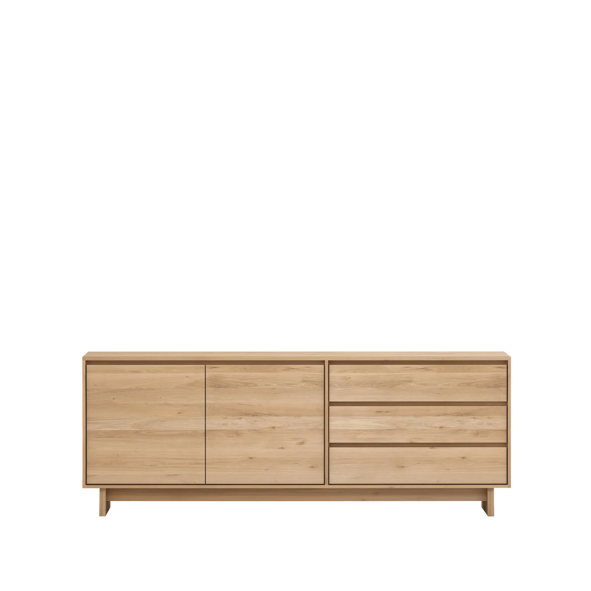 Wave sidebord, Voks olieret eg 2 låger 3 skuffer Ethnicraft