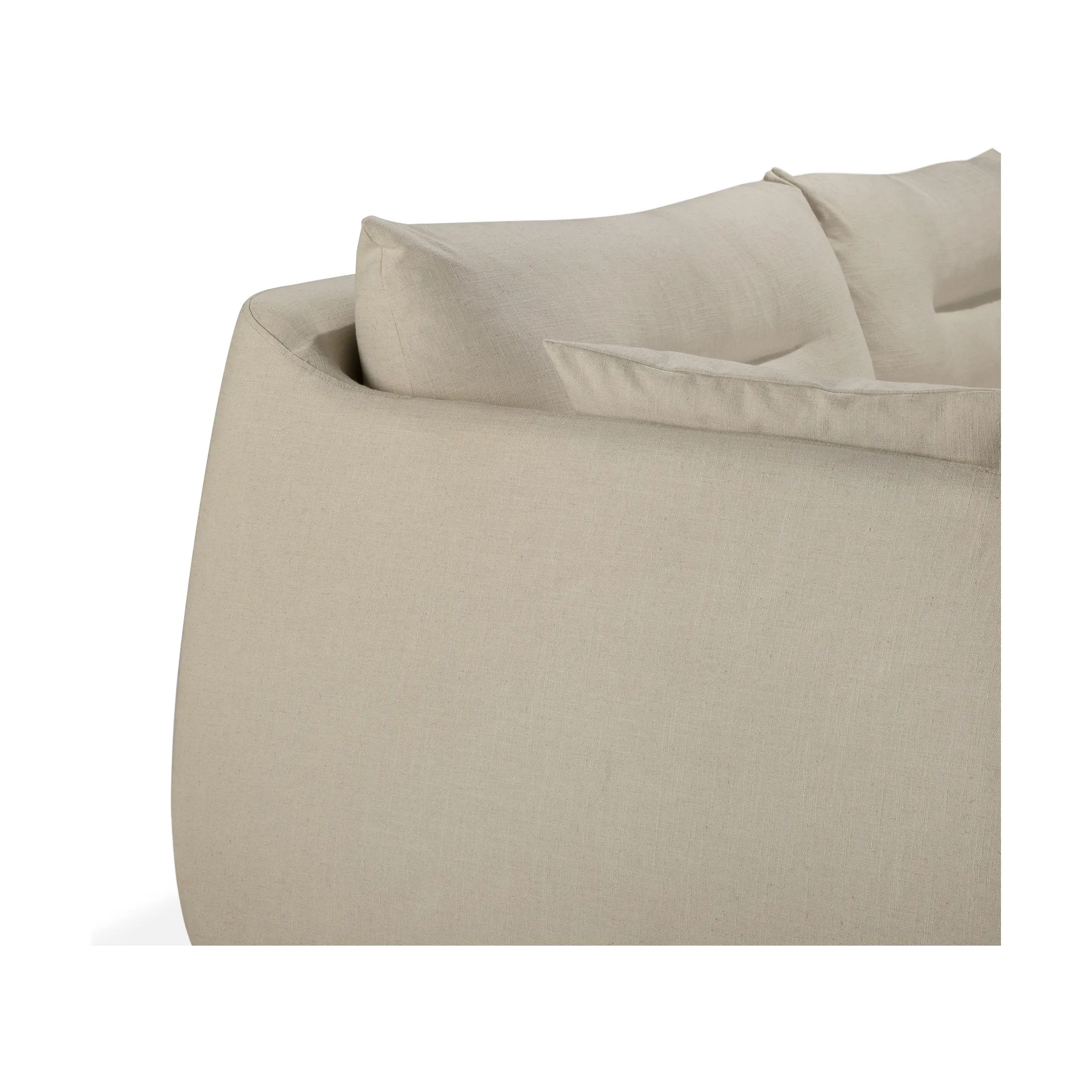 Weave sofa aftageligt betræk, Bone, 3-pers.  Ethnicraft