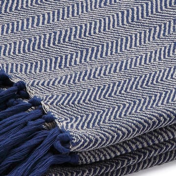 Fishbone plaid - blå - Etol Design