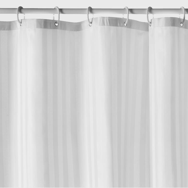 Jacquard badeforhæng hvid, 180x200 cm Etol Design