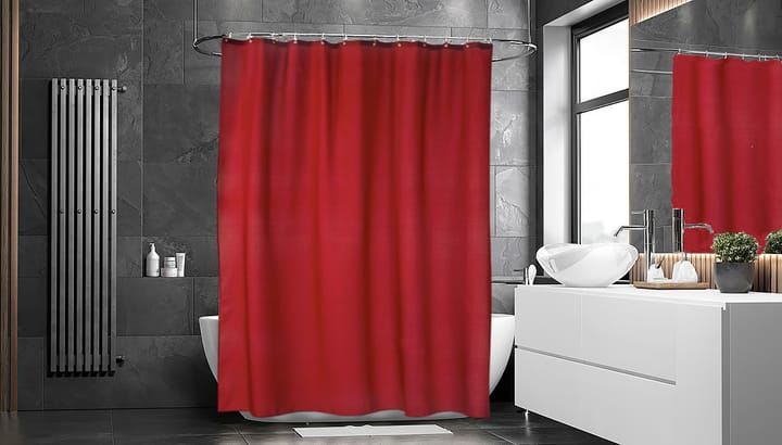 Match Badeforhæng 200x240 cm, ekstra høj (rød) Etol Design