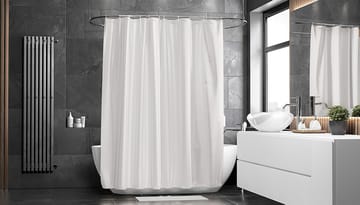Match badeforhæng 200x240 cm (ekstra højt) - hvid - Etol Design