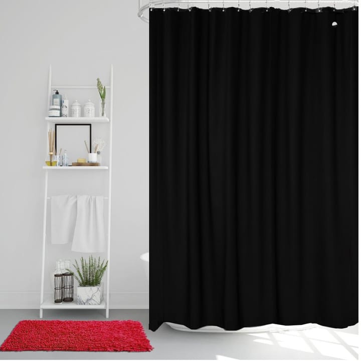 Match Badeforhæng 200x240 cm, Ekstra langt (sort) Etol Design