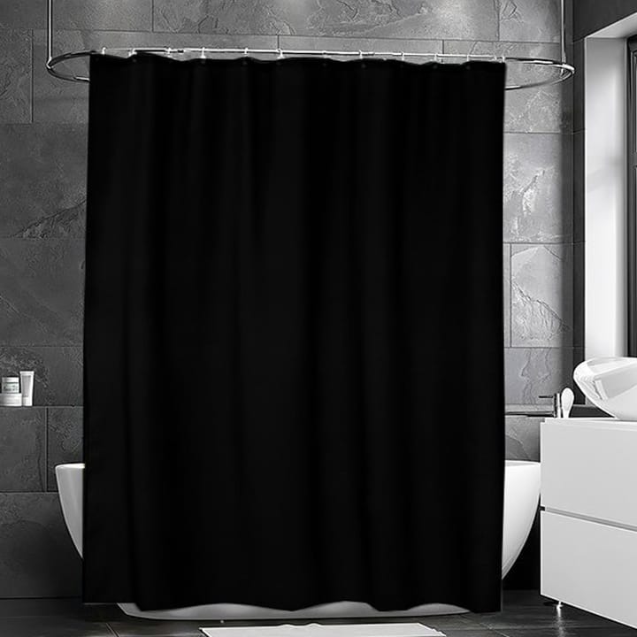 Match Badeforhæng 200x240 cm - Ekstra langt (sort) - Etol Design