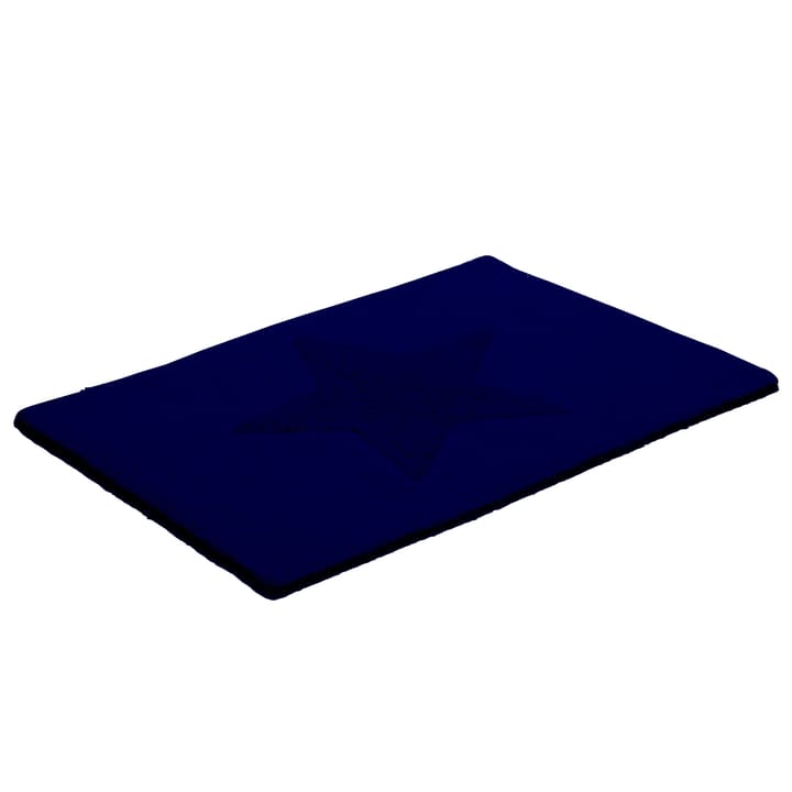 Star tæppe, lille - navyblå - Etol Design