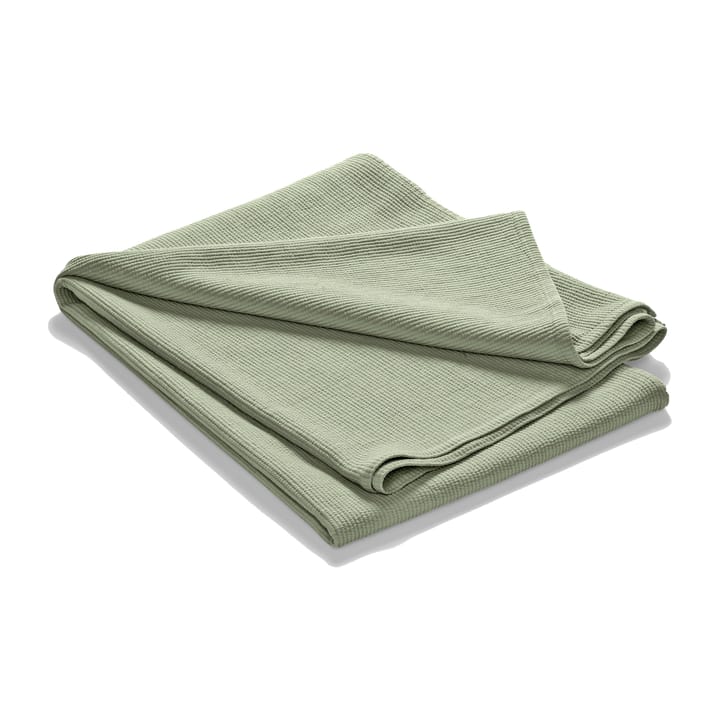 Stripe sengetæppe stenvasket bomuld 180x260 - Salvia - Etol Design