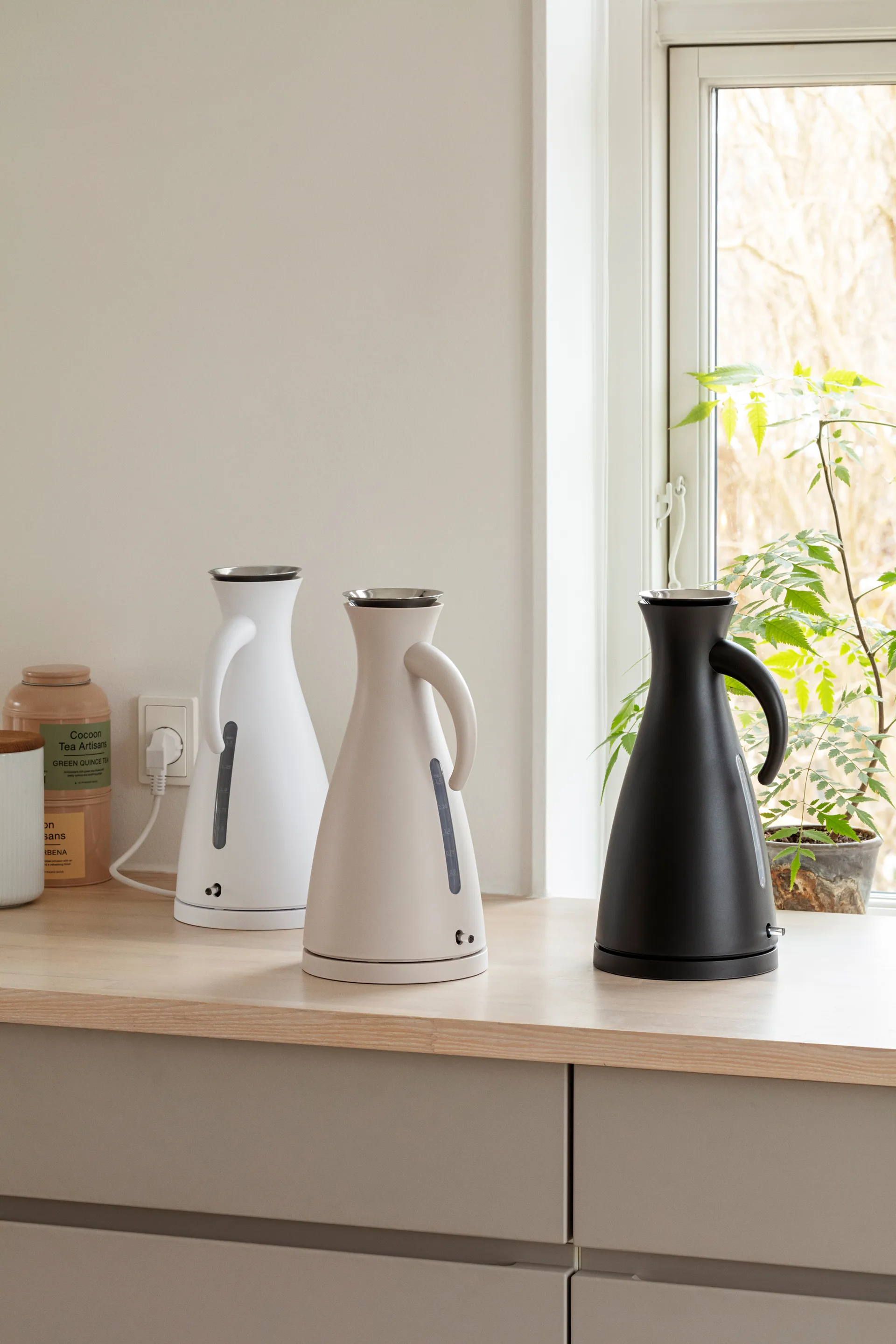 Eva Solo elektrisk kedel 1,5 liter, Matt White Eva Solo