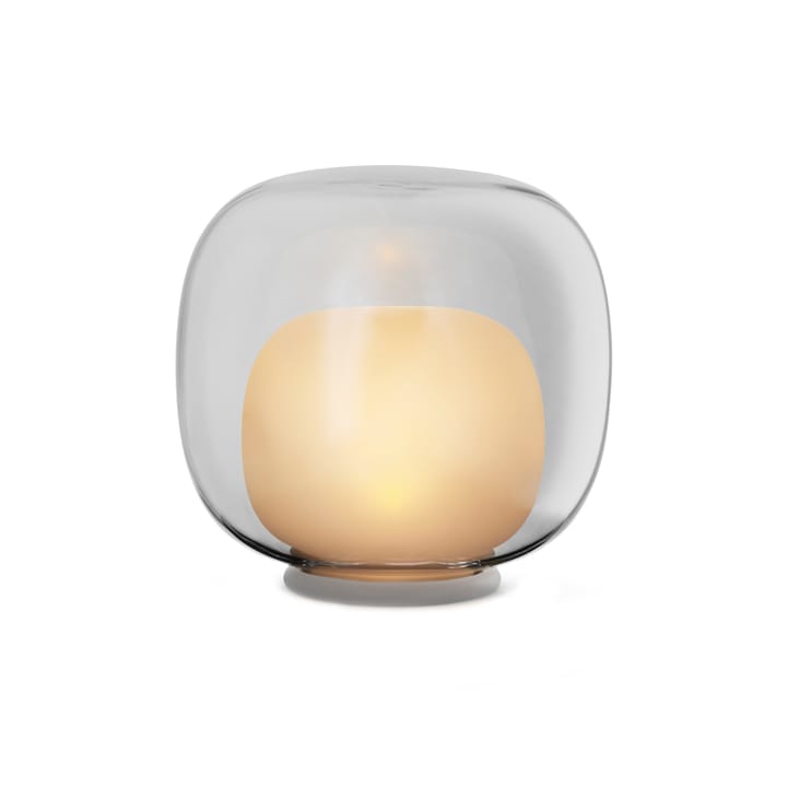Eva Solo fyrfadsstage LED Ø12 cm - Røgfarvet glas - Eva Solo