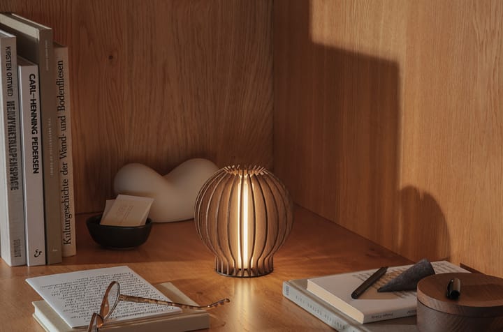 Eva Solo Radiant LED genopladelig lampe rund - Smoked oak - Eva Solo