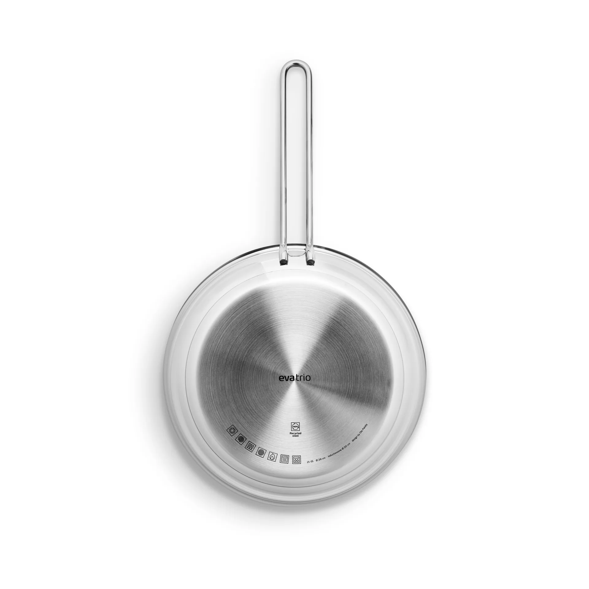 Eva Solo steel base stegepande, Stainless steel, Ø28 cm Eva Solo