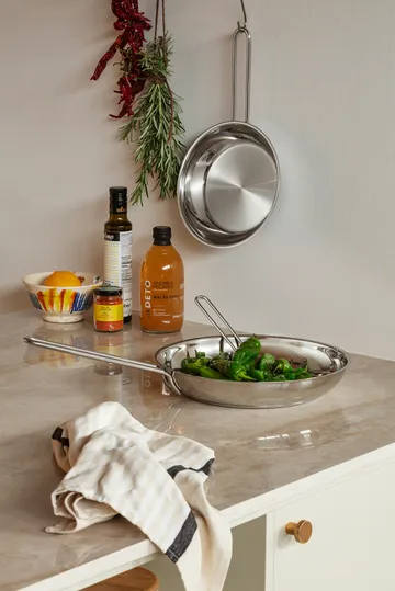 Eva Solo steel base stegepande - Stainless steel, Ø28 cm - Eva Solo