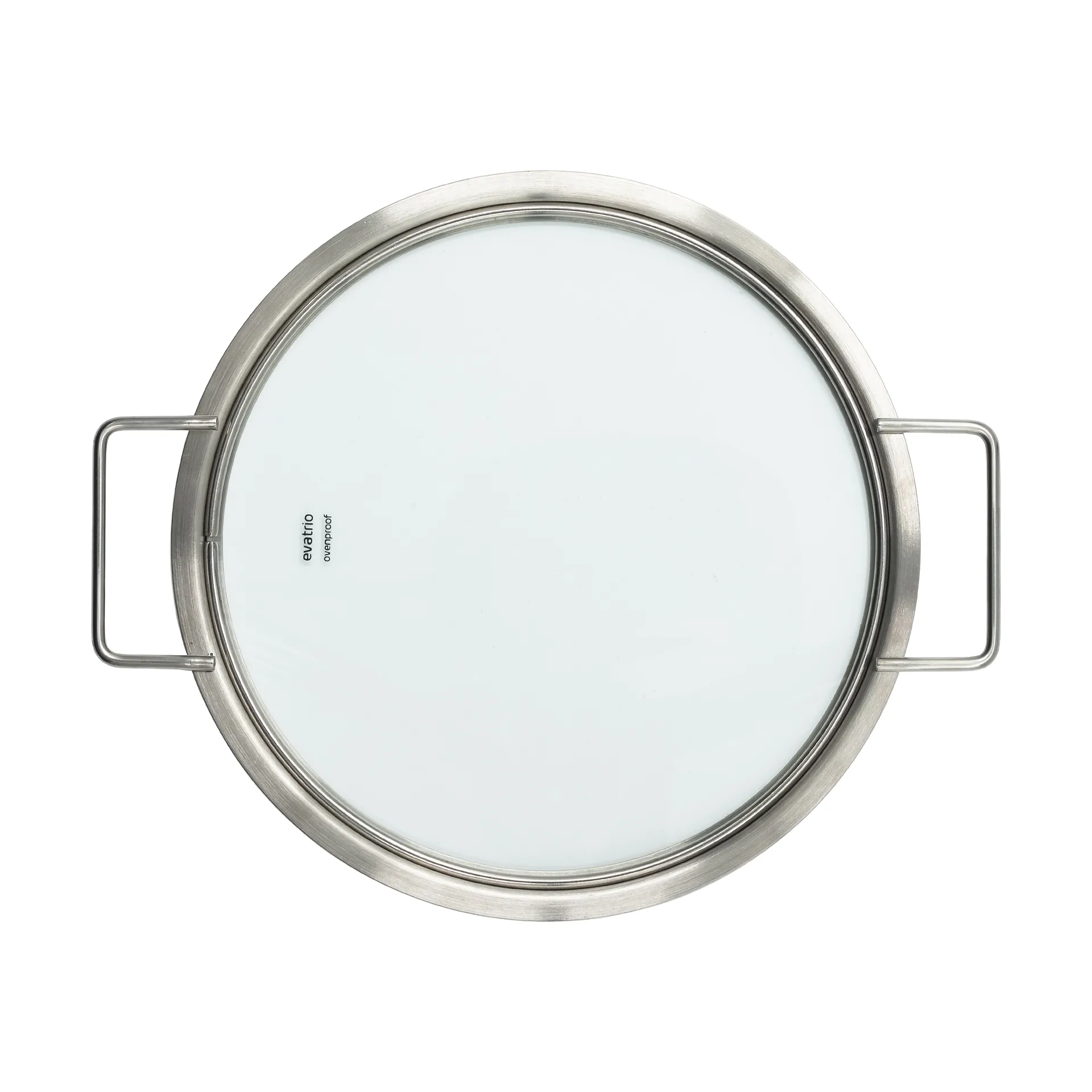 Eva Trio glaslåg genanvendt rustfrit stål, Ø24 cm Eva Solo