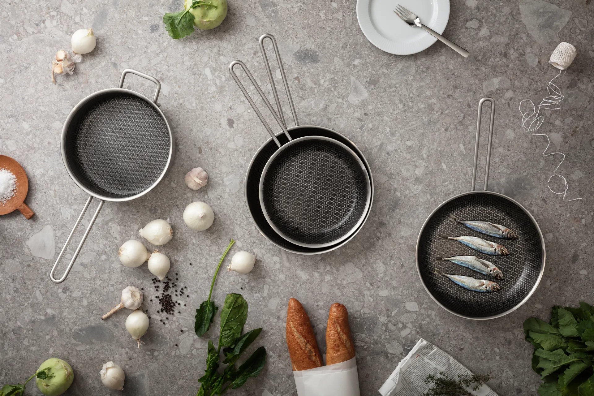 Eva Trio Multi sautépande Mosaic Slip-Let, 24 cm Eva Solo