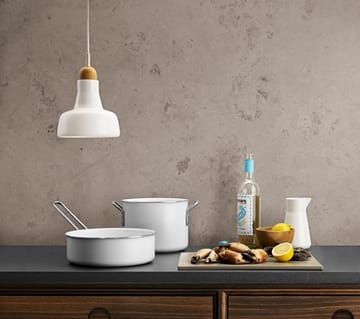 Eva Trio White Line Slip-Let keramisk gryde - 4,8 L - Eva Solo