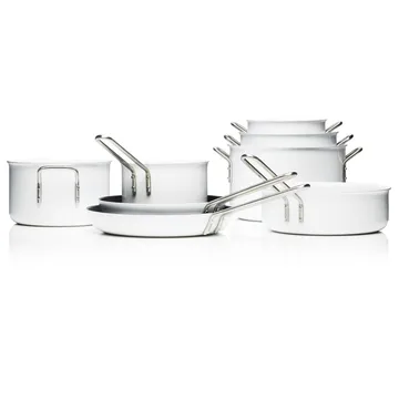 Eva Trio White Line stegepande - 24 cm - Eva Solo