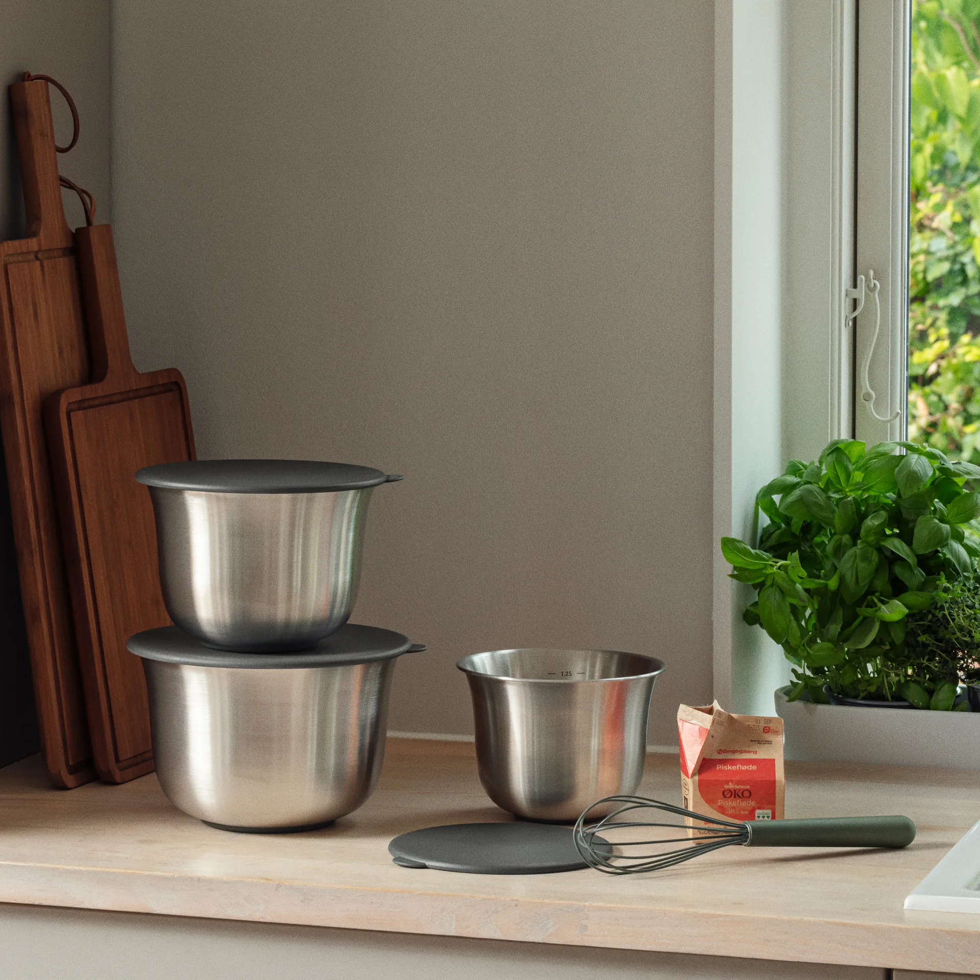 Green tools låg til blandeskål, Green, Ø15,5 cm Eva Solo
