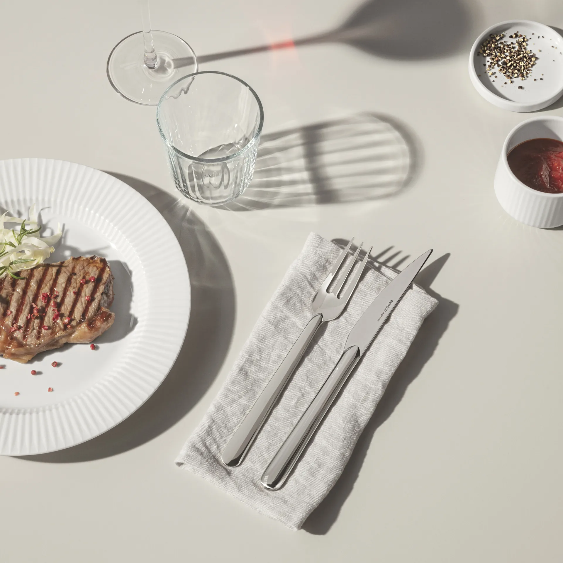 Legio Nova grillbestik 8 dele, Rustfrit stål Eva Solo