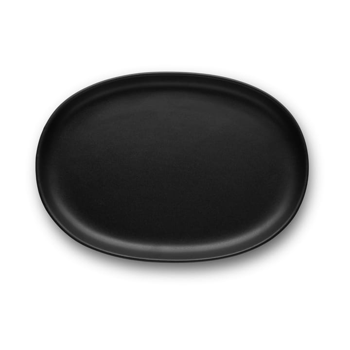 Nordic kitchen oval tallerken 18,5x26 cm - Sort - Eva Solo