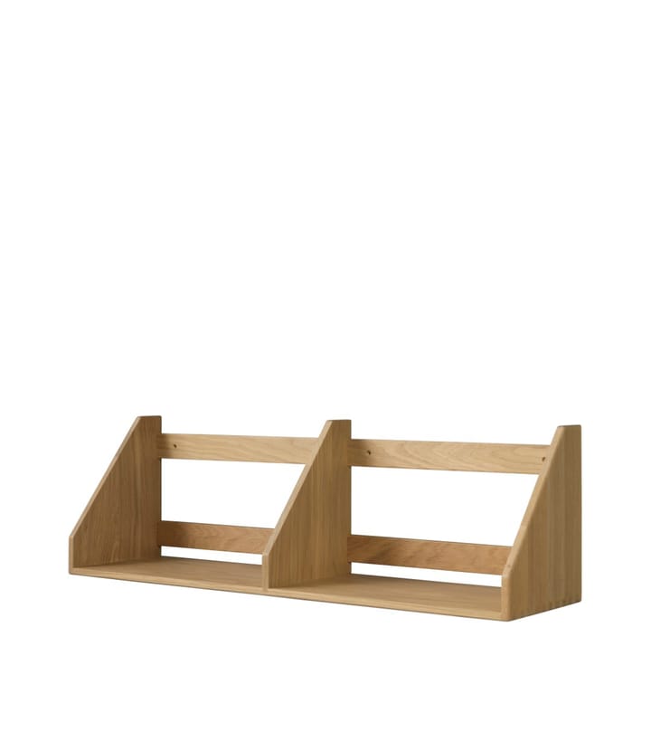 B5 hylde gloss 5 80x21 cm, Oak nature lacquered FDB Møbler