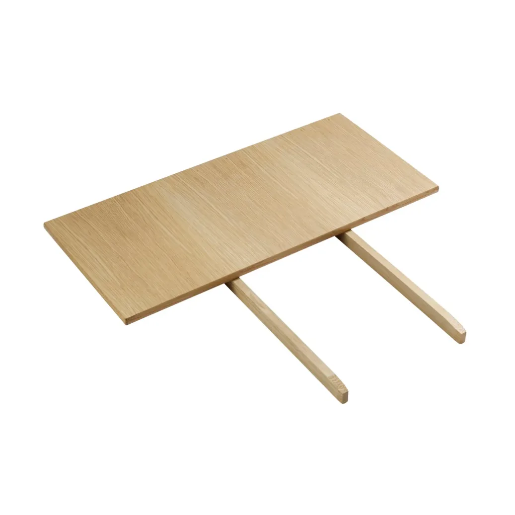C35 tillægsplade, 82x37 cm oak nature-oak nature lacquered FDB Møbler