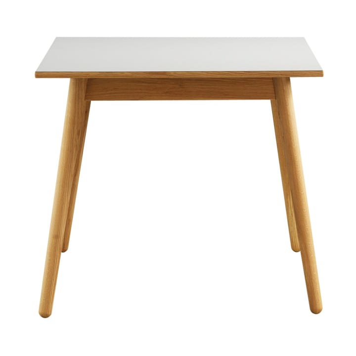 C35A spisebord 82x82 cm - Light grey-oak nature lacquered - FDB Møbler