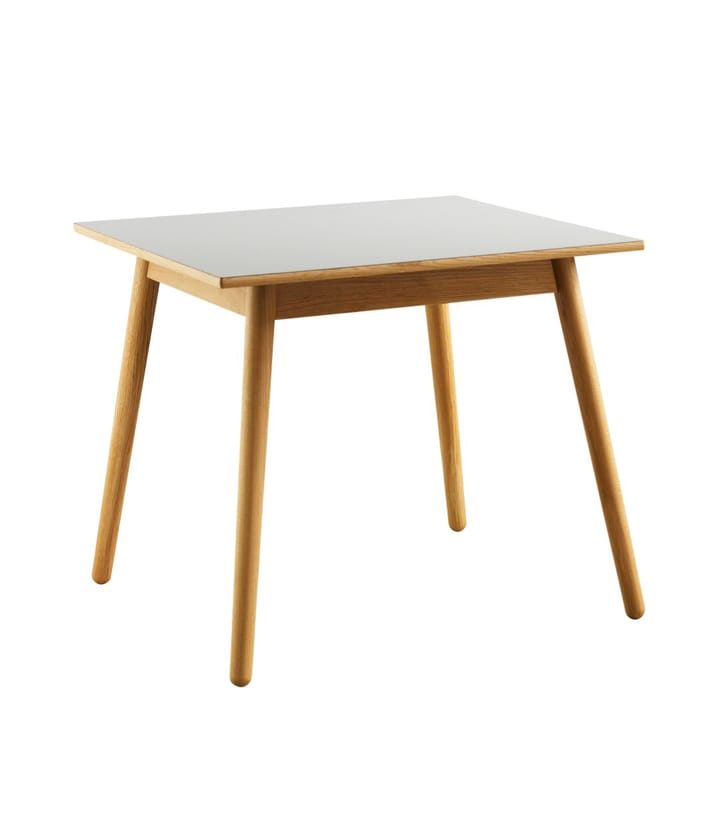 C35A spisebord 82x82 cm, Light grey-oak nature lacquered FDB Møbler