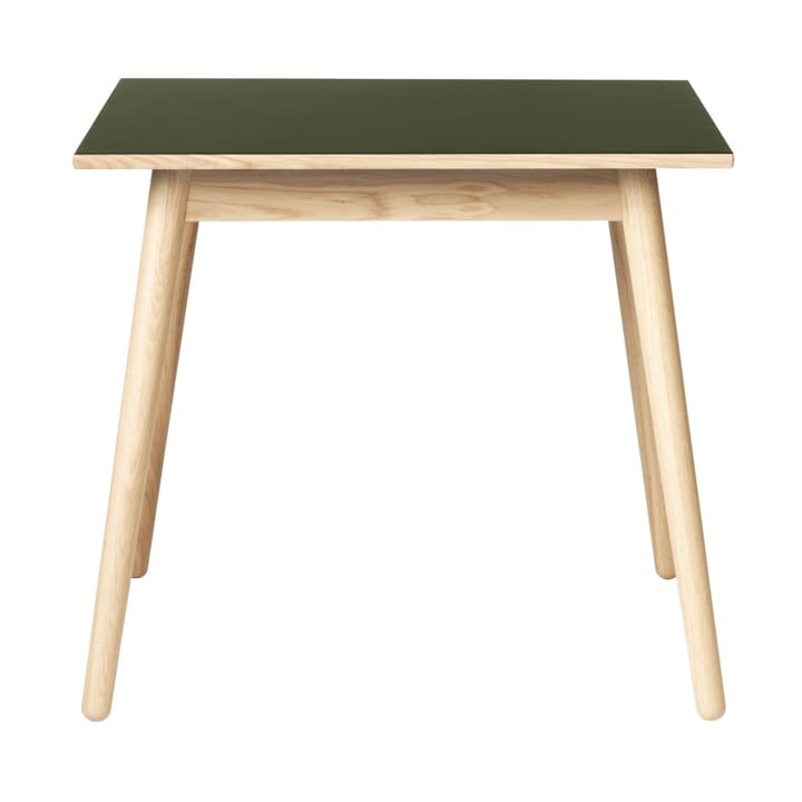 C35A spisebord 82x82 cm - Olive green-oak nature lacquered - FDB Møbler