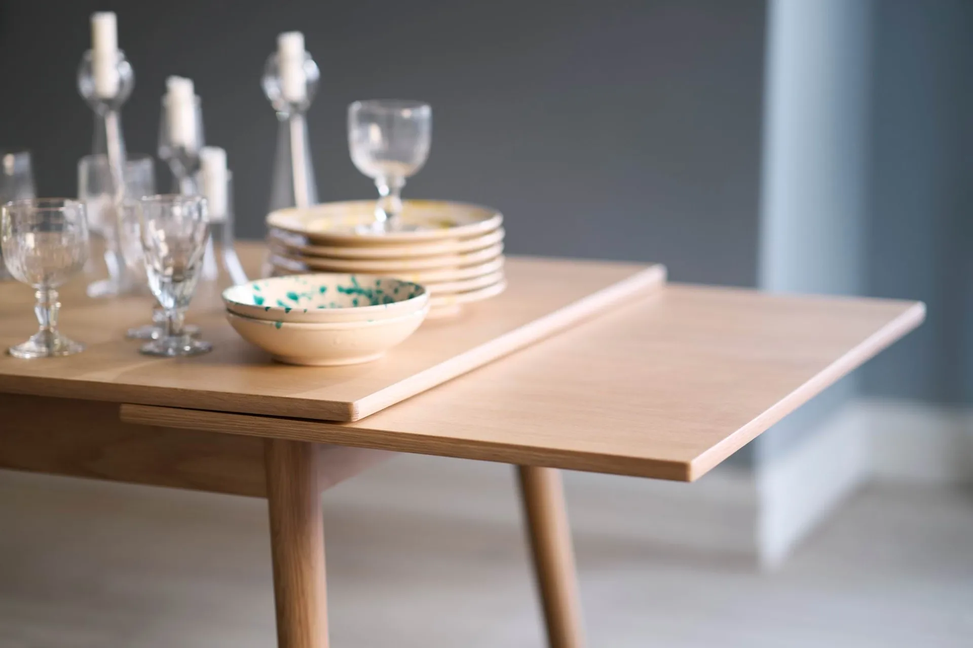 C35AH spisebord dutch extract 82x82 cm, Oak nature-oak nature lacquered FDB Møbler