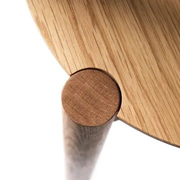 D102 Søs sofabord Ø55 cm - Oak solid oiled - FDB Møbler