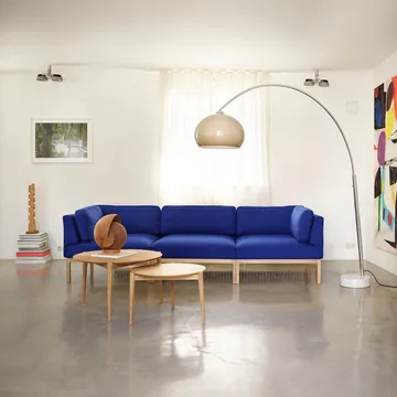 D102 Søs sofabord Ø55 cm - Oak solid oiled - FDB Møbler