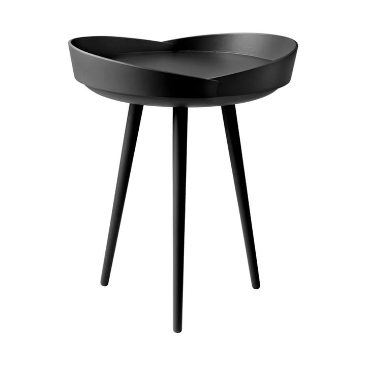 D106 Bakkedal bakkebord Ø38 cm - Beech black painted - FDB Møbler