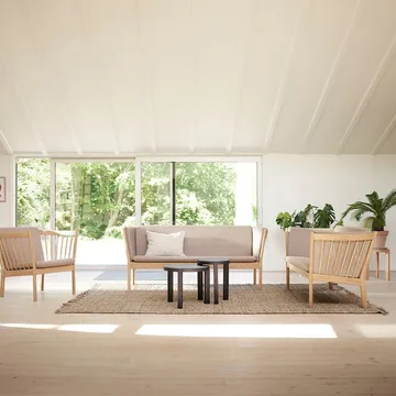 D108 Ragnesminde sidebord Ø35 cm - Midnight blue - FDB Møbler