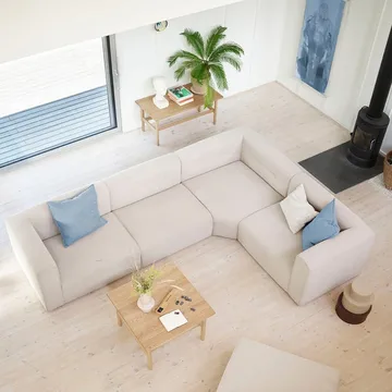 D33 sofabord 60x120 cm - Oak solid oiled - FDB Møbler