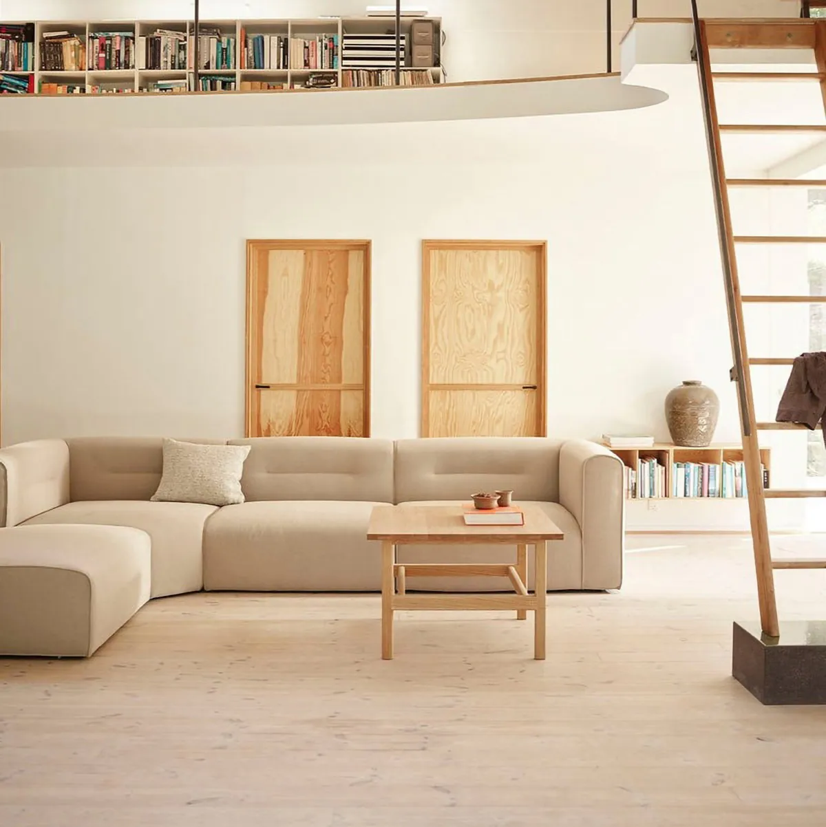 D33 sofabord 80x80 cm, Oak solid oiled FDB Møbler