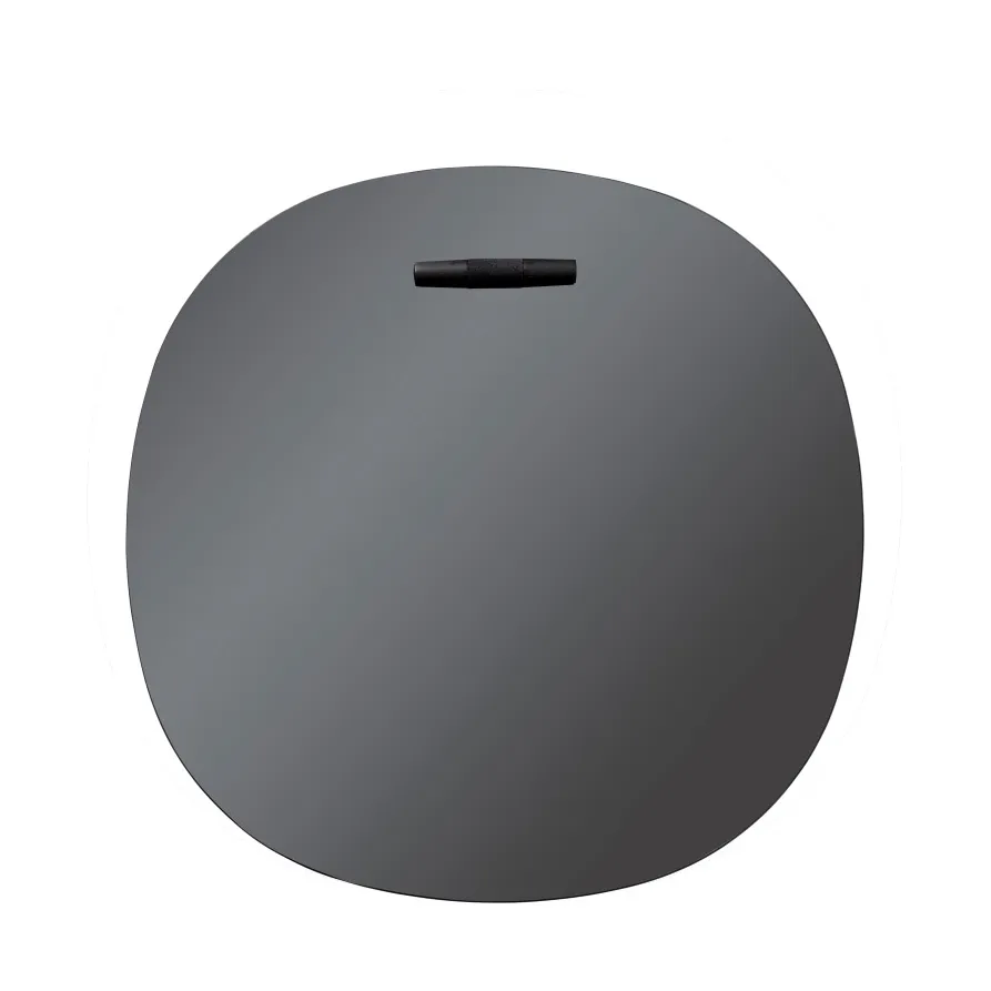 I4 Birksø vægspejl, Oak black painted toned Ø50 cm FDB Møbler