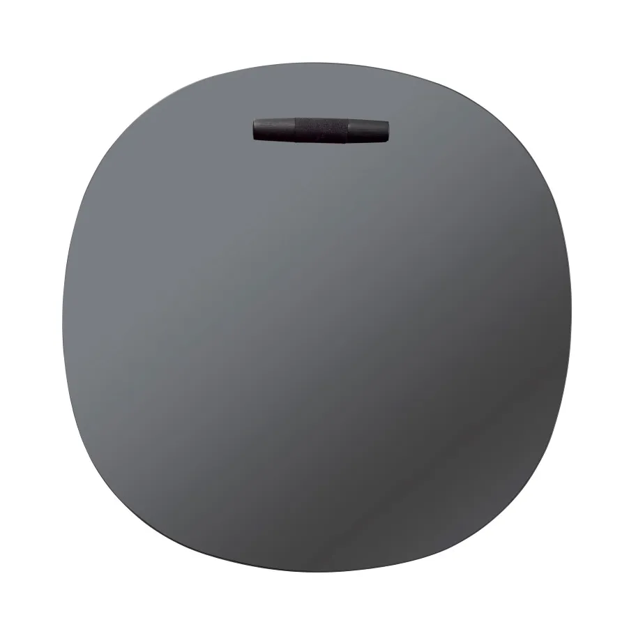 I4 Birksø vægspejl, Oak black painted toned Ø70 cm FDB Møbler